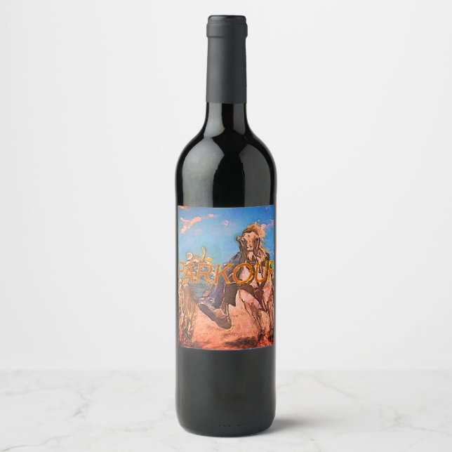 Rodeo Vin Label Vinflaska Etikett (Framsida)