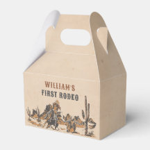 Rodeo Western Cowboy 1:a födelsedagen Party