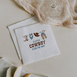 Rodeo Western Cowboy Baby Shower Napkins Pappersservett