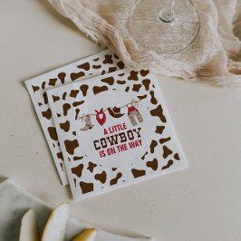 Rodeo Western Cowboy Baby Shower Pappers Tallrikar Pappersservett