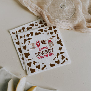 Rodeo Western Cowboy Baby Shower Pappers Tallrikar Pappersservett