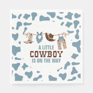 Rodeo Western Cowboy Baby Shower Pappersservett
