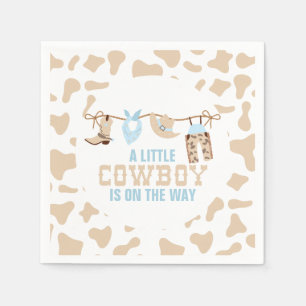 Rodeo Western Cowboy Baby Shower Pappersservett