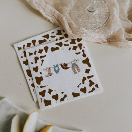 Rodeo Western Cowboy Baby Shower Pappersservett