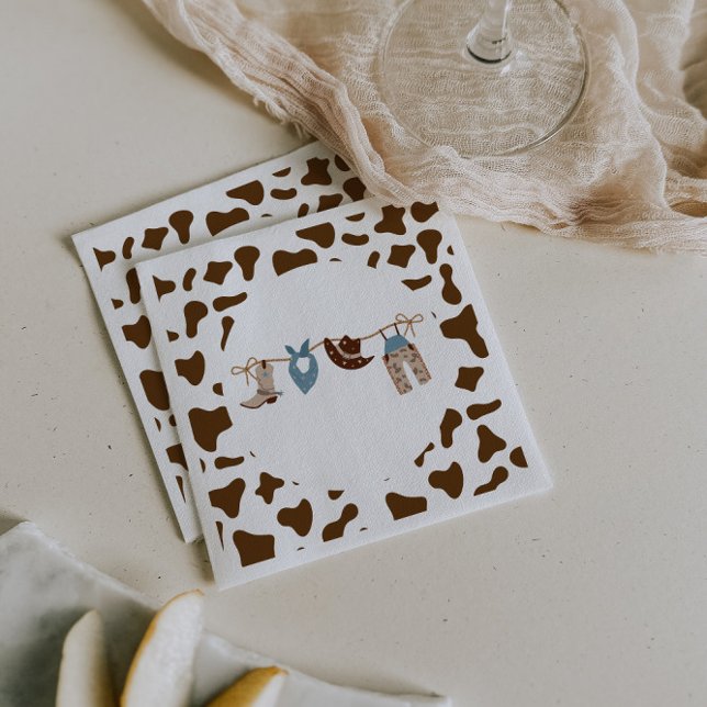 Rodeo Western Cowboy Baby Shower Pappersservett (Skapare uppladdad)