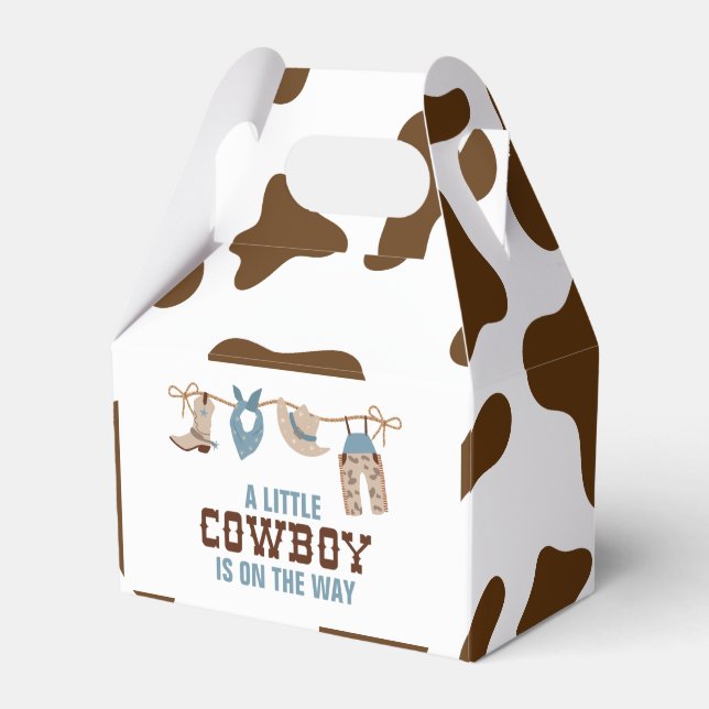 Rodeo Western Cowboy Baby Shower Presentaskar (Framsidan Sidan)