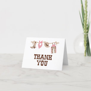 Rodeo Western Cowboy Baby Shower Tack Kort