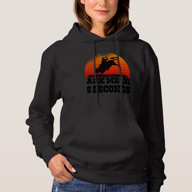 Rodeo Western Cowboy Vilda western Retro Bull T Shirt (Framsida)