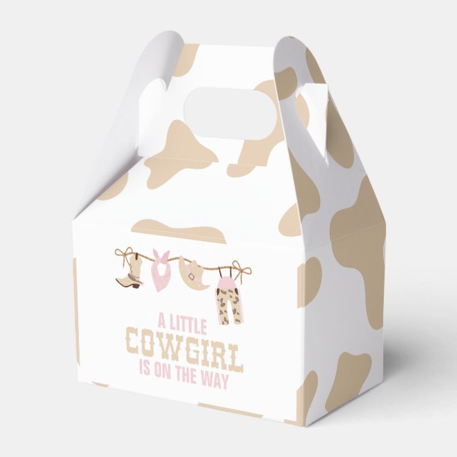 Rodeo Western Cowgirl Baby Shower Presentaskar (Framsidan Sidan)