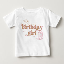 Rodeo Western Rosa Cowgirl Birthday T Shirt