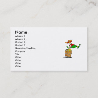 Rodeoclown Visitkort