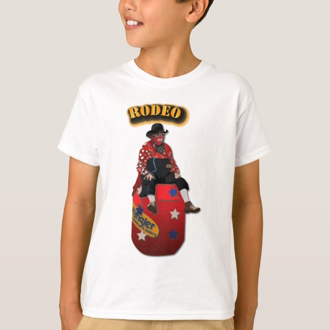 Rodeoclowner med text tee (Framsida)