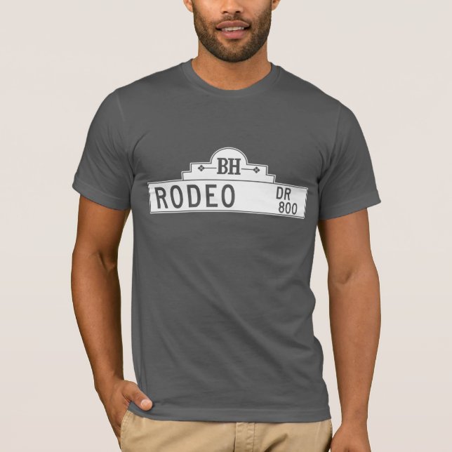Rodeodrev, Los Angeles, CA-gata undertecknar Tee (Framsida)