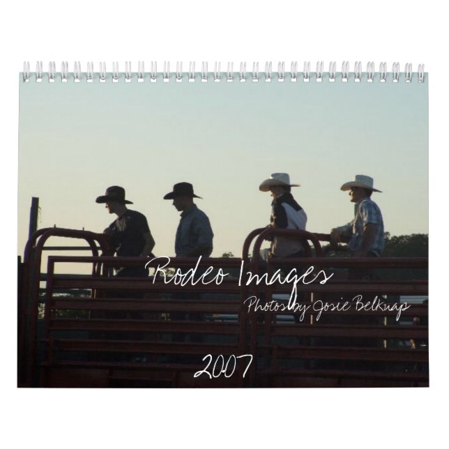 Rodeoen avbildar, 2007, foto vid… kalender (Omslag)