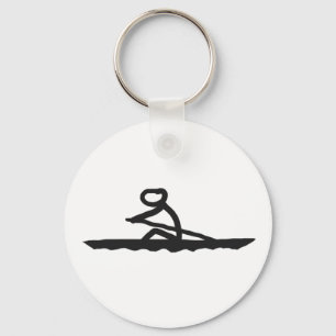 Roder Stickman Nyckelring