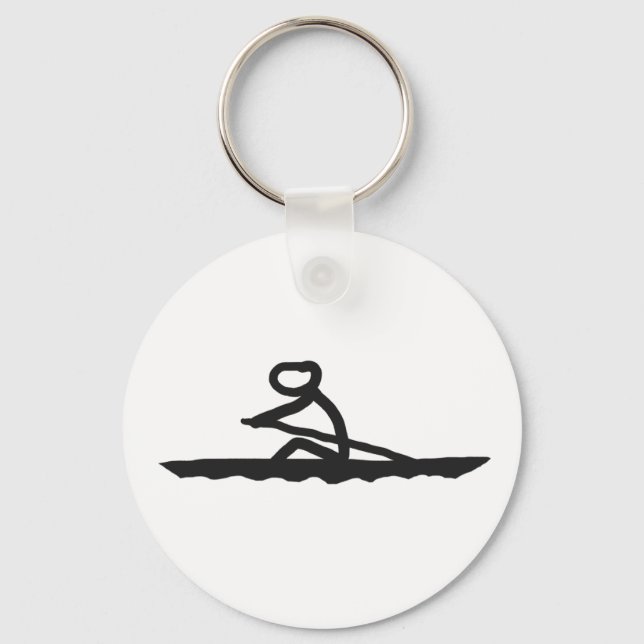 Roder Stickman Nyckelring (Framsida)