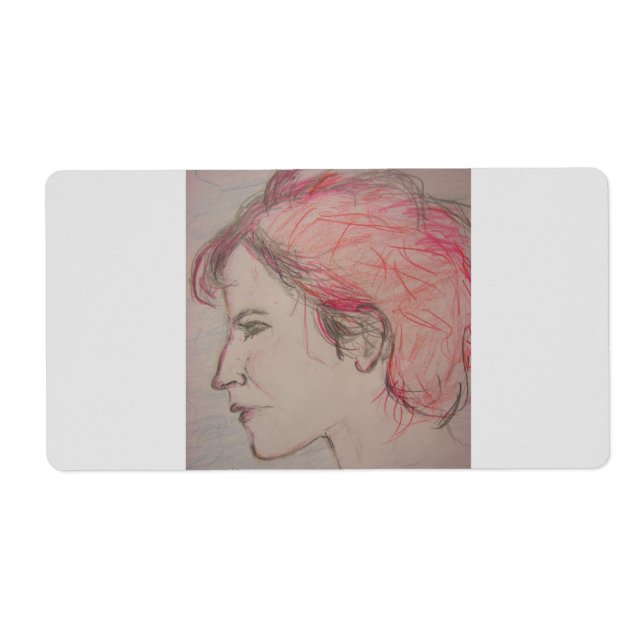 roderflicka porträtt fraktsedel (Framsidan)