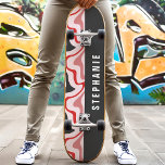 Rödfärgad och svart retro Modern Abstrakt Marble S Mini Skateboard Bräda 18,5 Cm<br><div class="desc">Stå vid skateparken med vår moderna, röda och svarta, Abstrakt, Swirl-skateboard! Med den här öga-fångstdesignen kan du snurra mönster i rött och svart, inspirerat av återtro och modern abstrakt. Perfekt för skateboarder som har unika och konstnärliga mönster i kärlek kombinerar stil och funktionalitet. Skateboard-däcket är tillverkat av material av hög...</div>