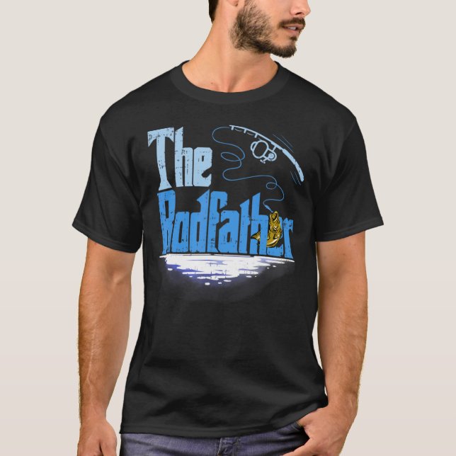Rodfather Fisherman T Shirt (Framsida)