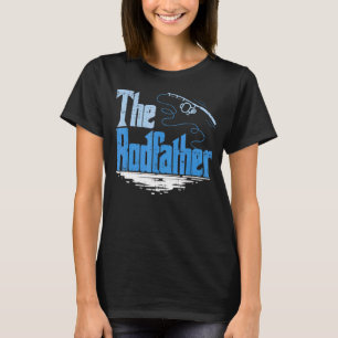 Rodfather Fishing Parody Fars dag T Shirt