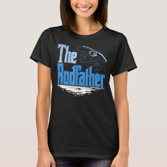 Rodfather Fishing Parody Fars dag T Shirt (Framsida)