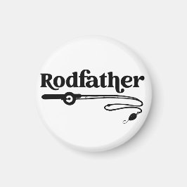 Rodfather-fiske stav far det kärlek att fiska magnet