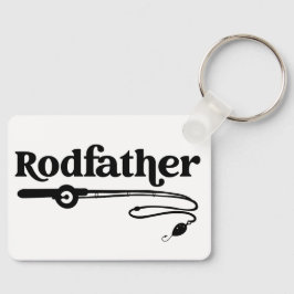 Rodfather-fiske stav far det kärlek att fiska nyckelring