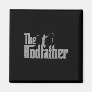 Rodfather Funny Fishing Älskare Rod Fish Pappa Fis Magnet