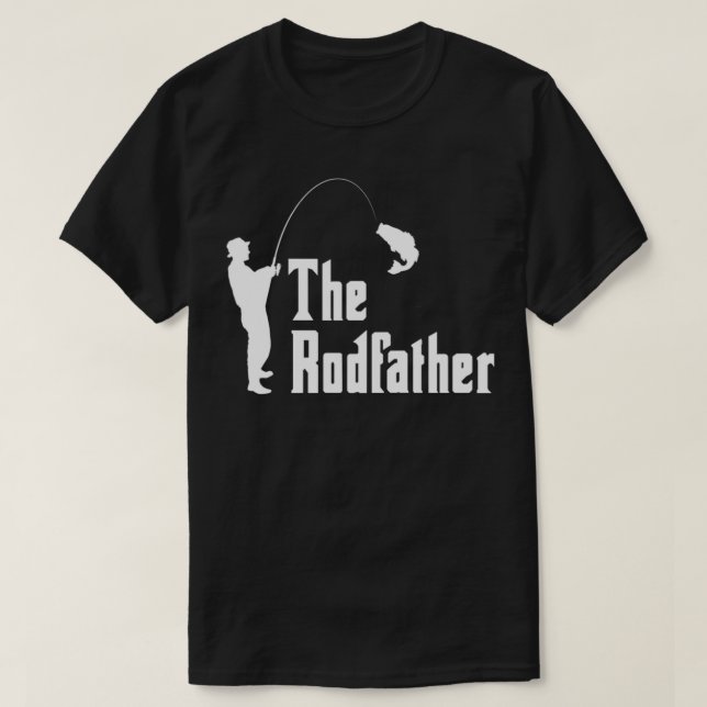 RodFather Funny Fishing Gift T Shirt (Design framsida)