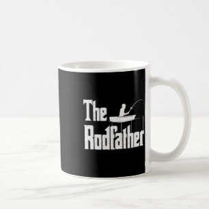 Rodfather Funny Fishing Pappa Gift Kaffemugg