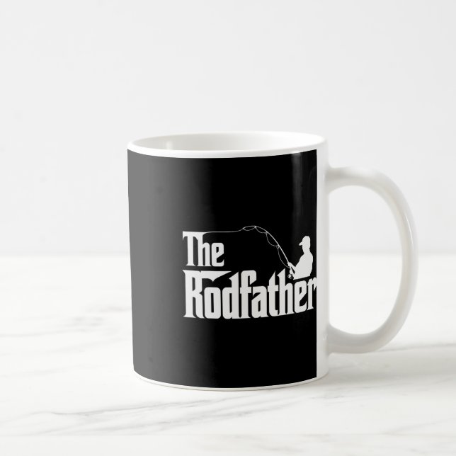 Rodfather Funny Fishing Pappa Humor Kaffemugg (Höger)