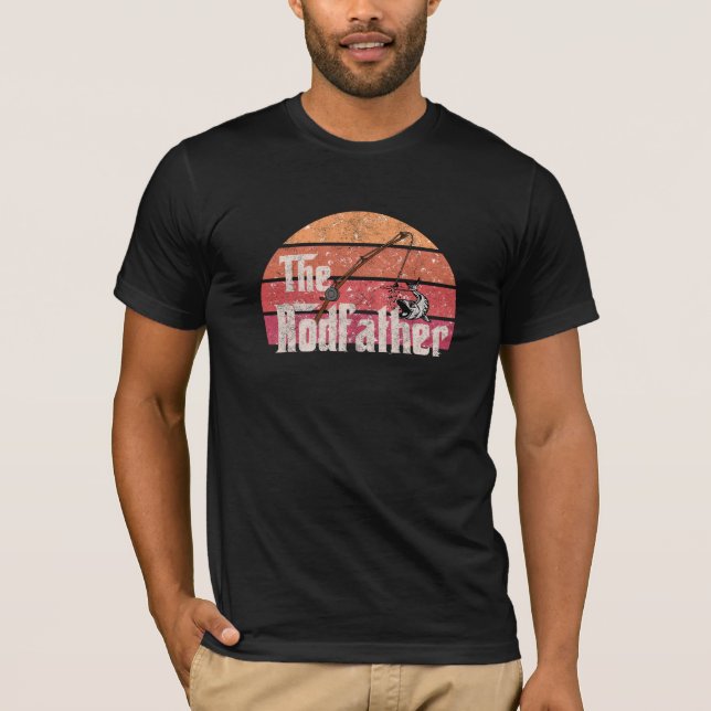 Rodfather Shirt - Fishing Parody Gift för manar T Shirt (Framsida)