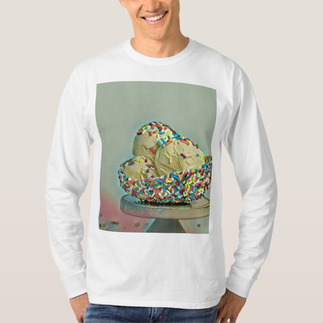 Rödfjärilar T Shirt (Framsida)