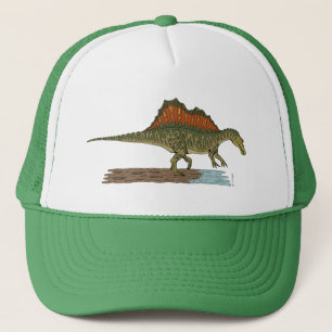 Rödfläckig dinosaur Spinosaurus Keps