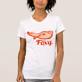 Rödfoxiräv dam gult t-shirt