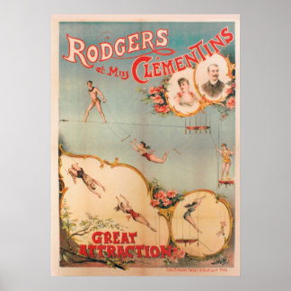 Rodgers et Miss Clementins, Underbara Attraktion Poster