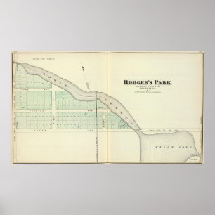 Rodgers Park, nära Vår Sjö Poster