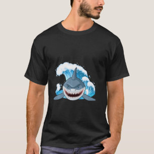 Rödhaj, hajhaj, munk Långe Slee T Shirt