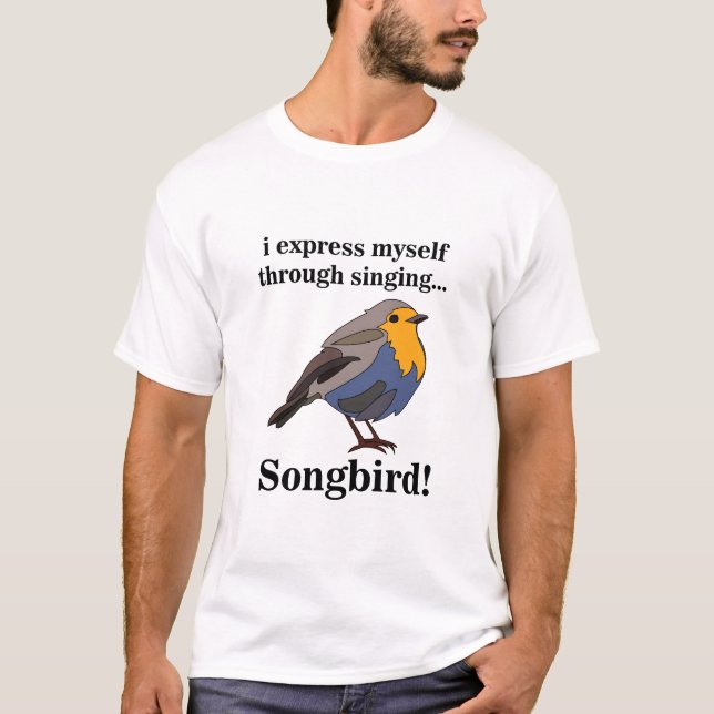 Rödhake T Shirt (Framsida)