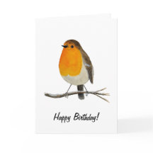 Rödhake Välkomstkort