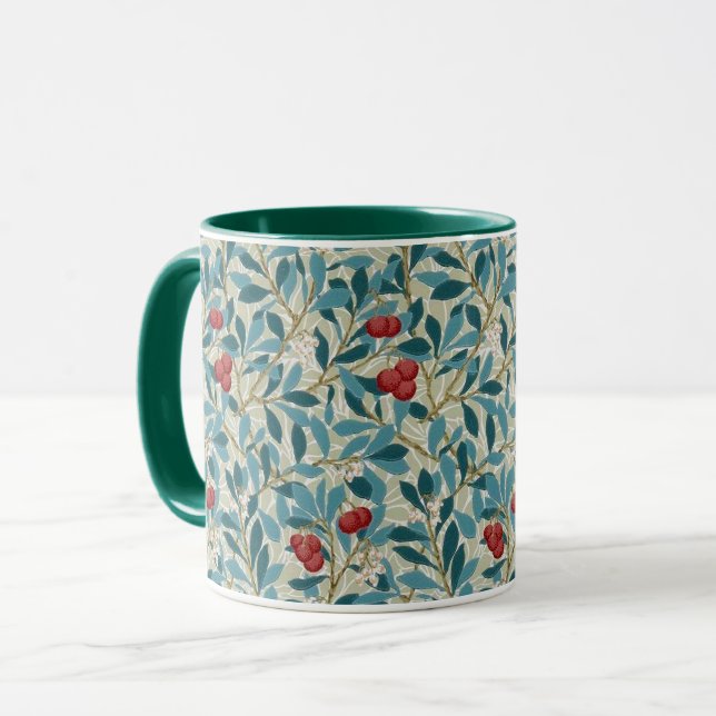 Rödhällbärsträd, William Morris Mugg (Framsida vänster)