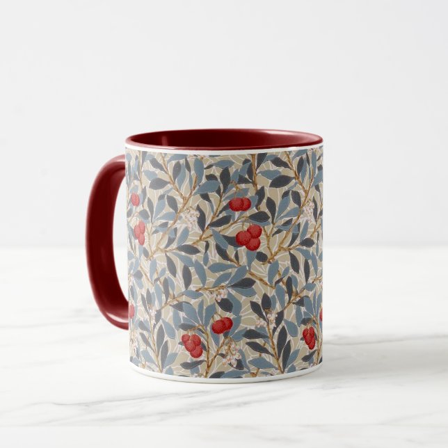 Rödhällbärsträd, William Morris Mugg (Framsida vänster)