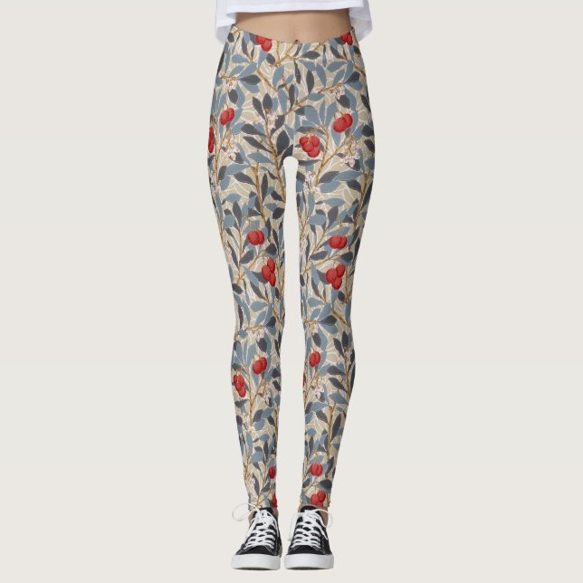 Rödhällsbuske, William Morris Leggings (Framsida)