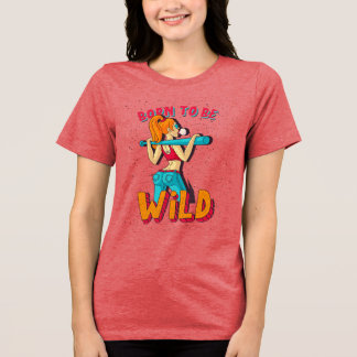 Rödhalskvinna Född att vara vild T Shirt