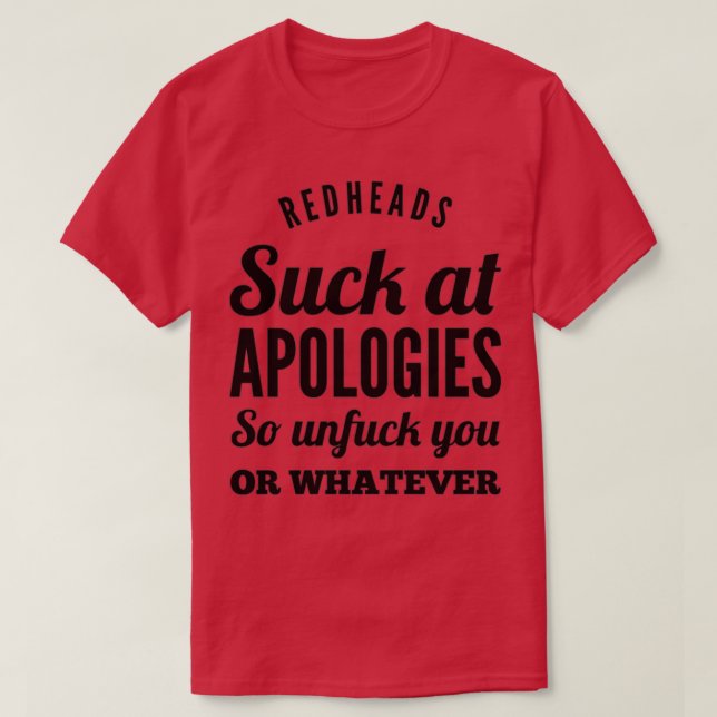RÖDHÅRIG 12 T SHIRT (Design framsida)