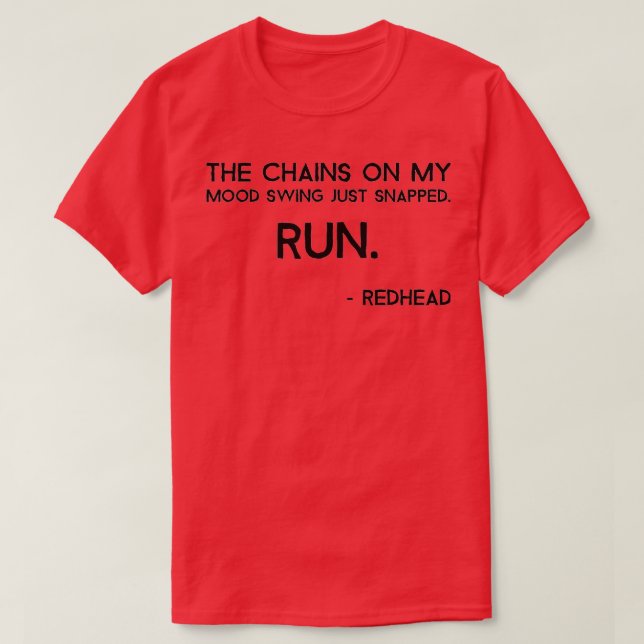RÖDHÅRIG 1 T SHIRT (Design framsida)