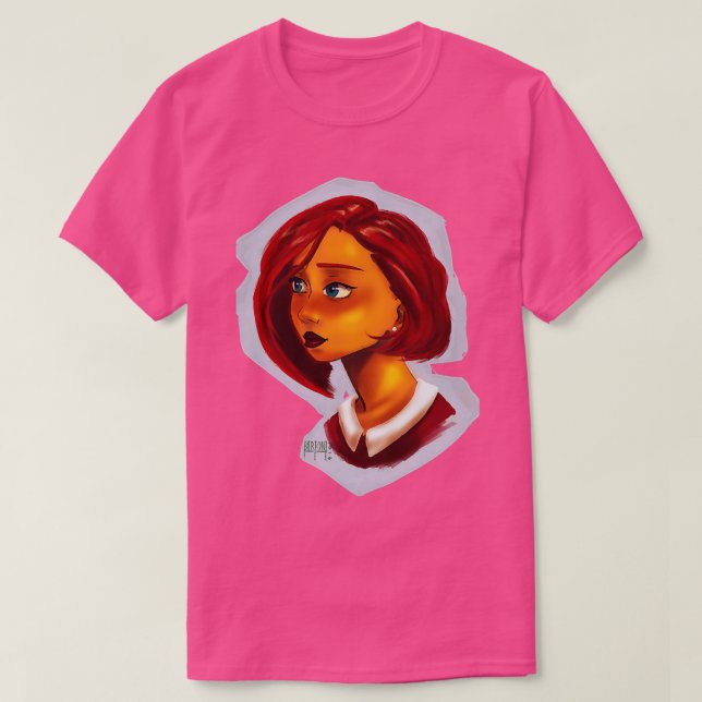Rödhårig 23 t shirt (Design framsida)