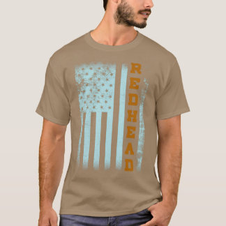 RÖDHÅRIG AMERICAN FLAGGA VINTAGE T SHIRT