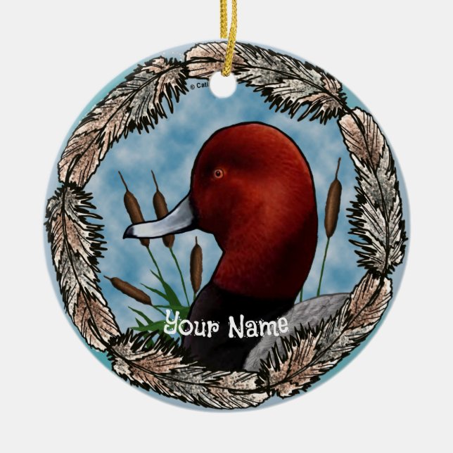 Rödhårig Anka ornament (Framsidan)