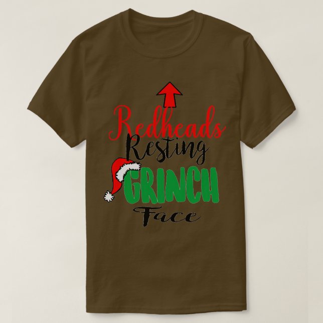 RÖDHÅRIG ANSIKTE T SHIRT (Design framsida)
